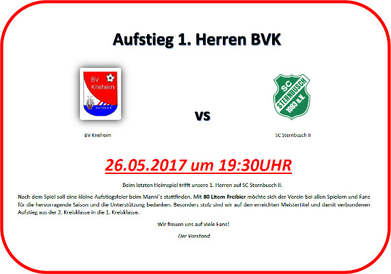 Meisterfeier 1. Herren