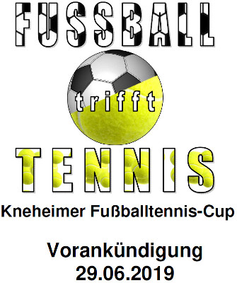 Vorankündigung Fußballtennis-Cup 2019