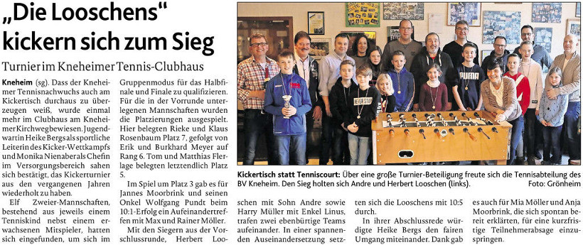 Kickerturnier Kinder 2019 (MT 15.02.2019)