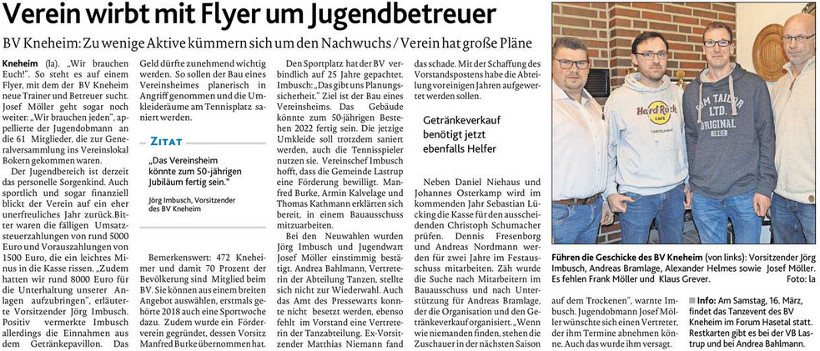 Generalversammlung Hauptverein (MT 07.03.2019)