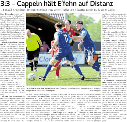 Herren: Kneheim - Barßel 1:5 (MT 14.05.2024)